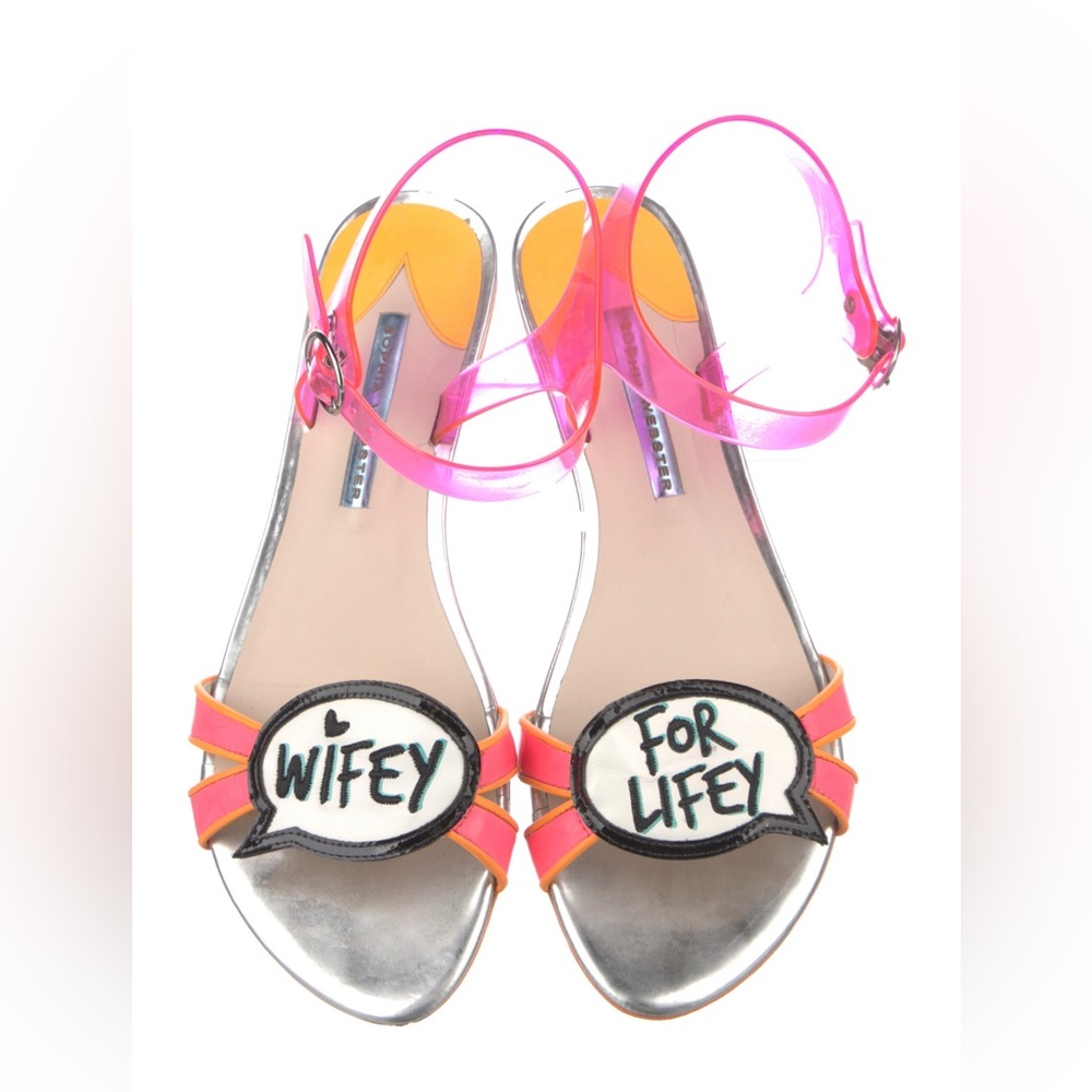 Sophia Webster PVC Wifey Sandals